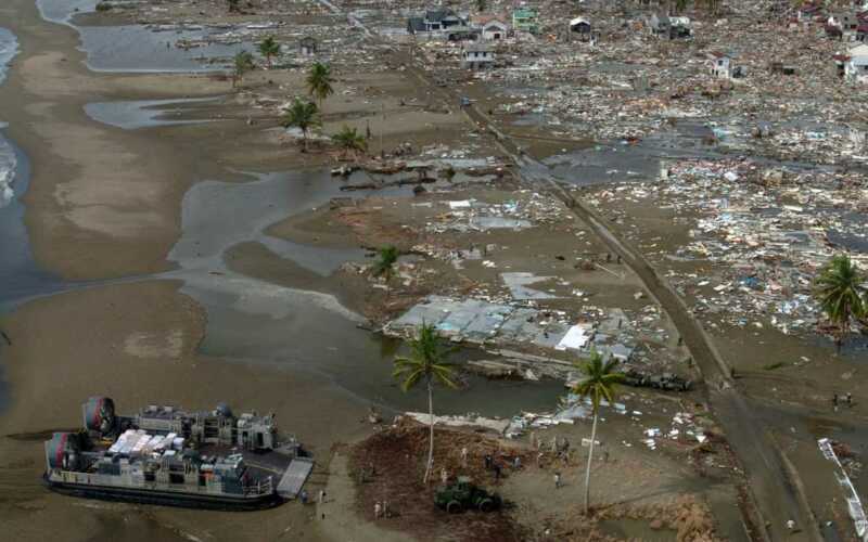 Imagens de satélite dos desastres naturais