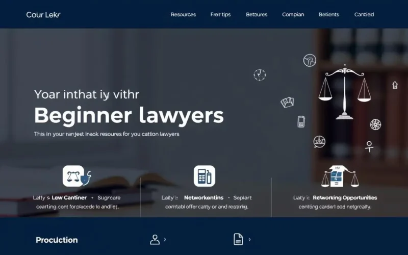 Site para advogados iniciantes