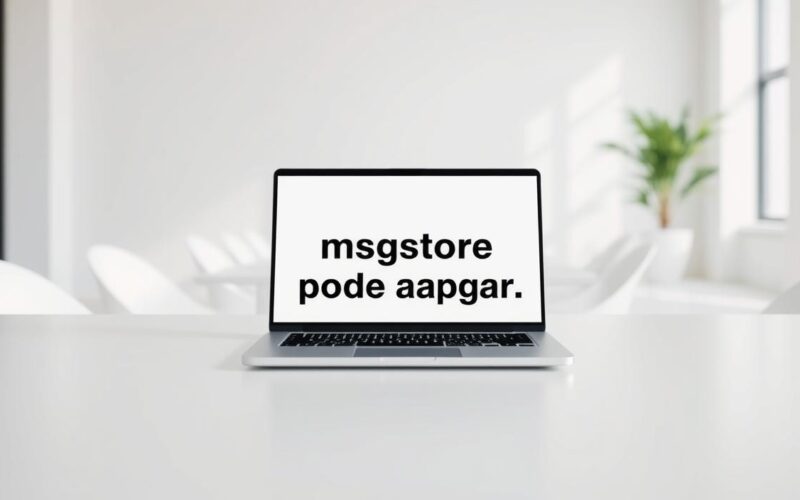msgstore pode apagar