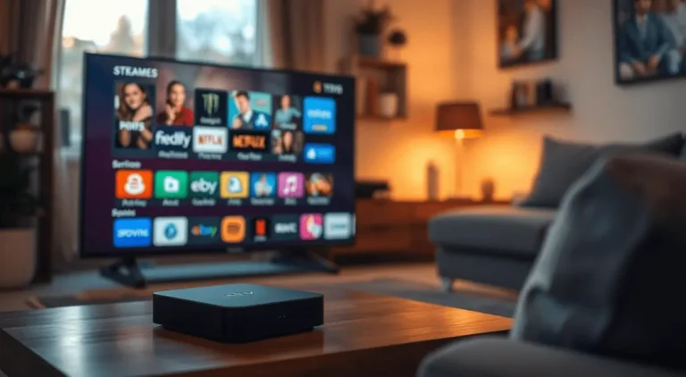 Streaming grátis na TV box