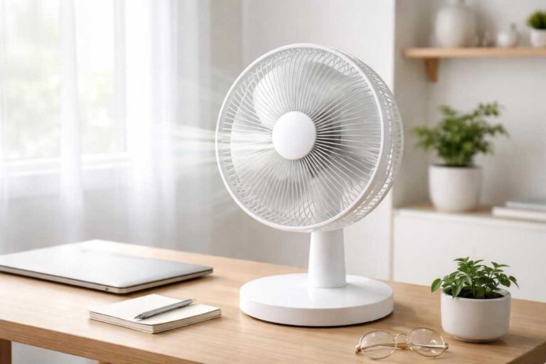 Ventilador de mesa: frescor e praticidade para ambientes compactos